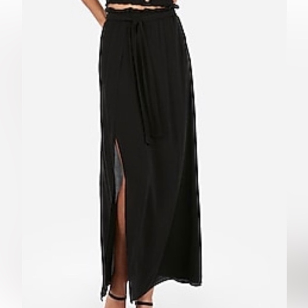 Express Black Maxi Skirt